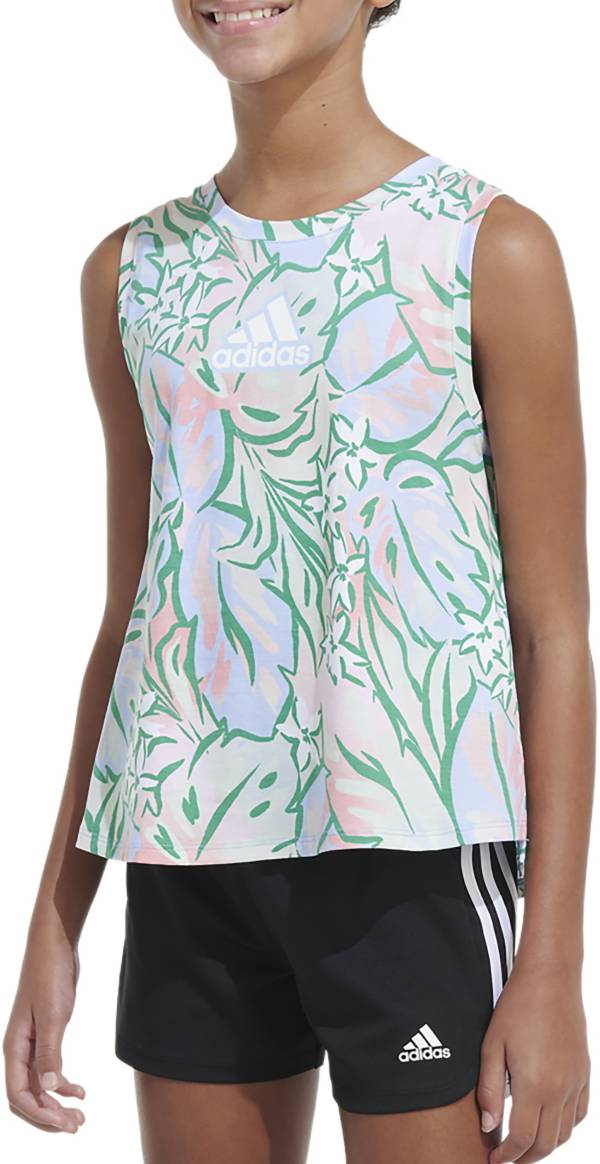 Girls adidas tank on sale top