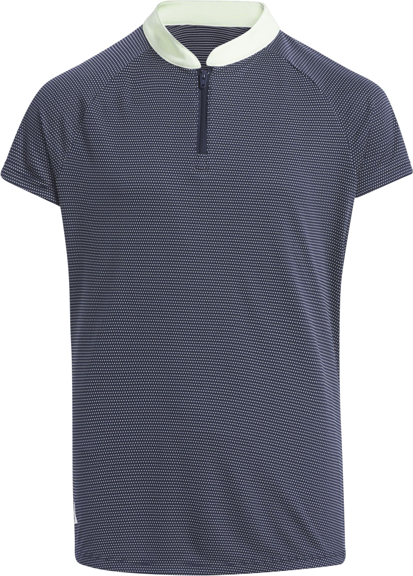 Adidas Girls' Short Sleeve 1/4 Zip Polo product image