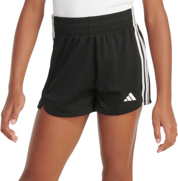 Adidas 3-Stripes Black Mesh Shorts Active Athletic Running Workout