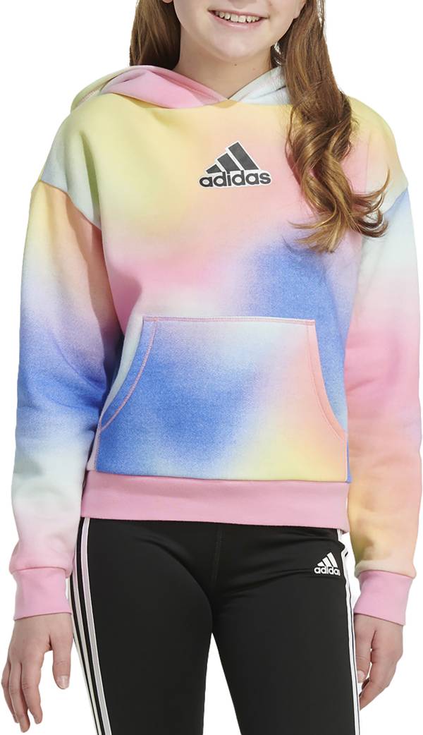 Ironisch Vervolgen Een zekere adidas Girls' Long Sleeve Allover Print Fleece Hooded Pullover | Dick's  Sporting Goods