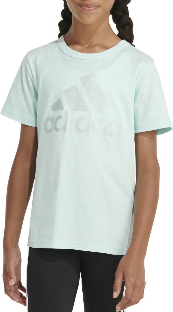 Adidas girls t clearance shirt