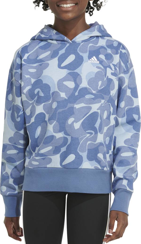 Girls grey adidas discount hoodie