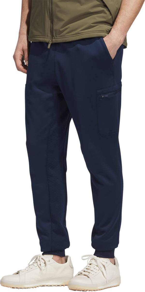 Adidas navy hot sale joggers mens