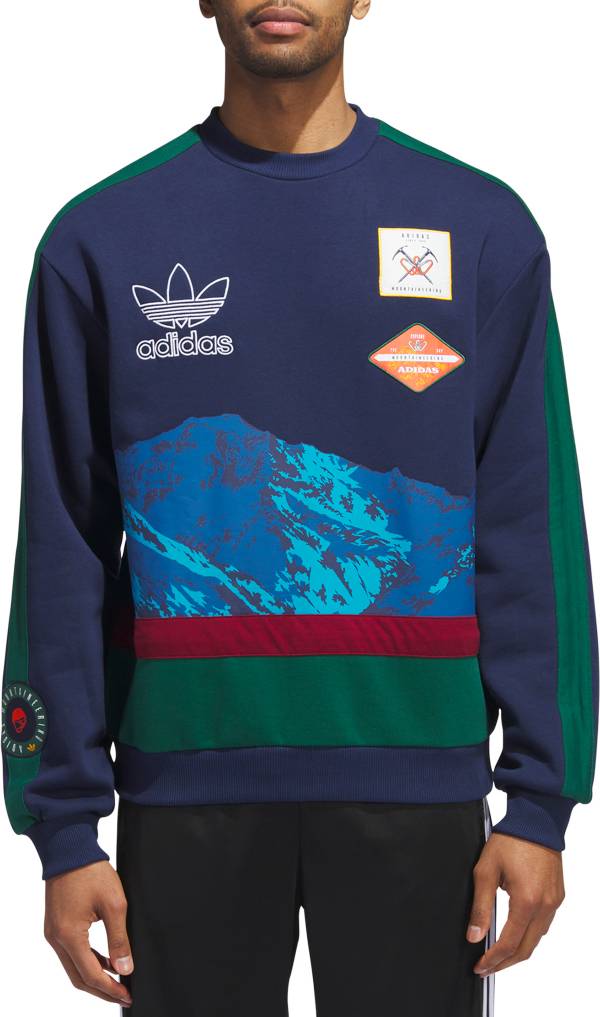 adidas Men s Sky Mountain Adventure Crewneck Sweatshirt Dick s