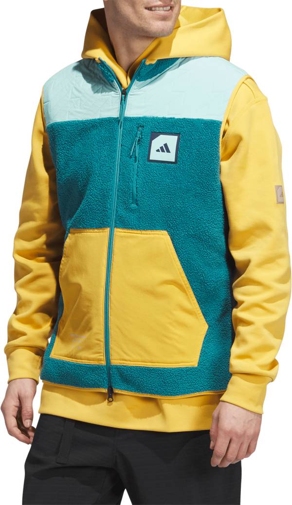 Padded fleece best sale jacket men's