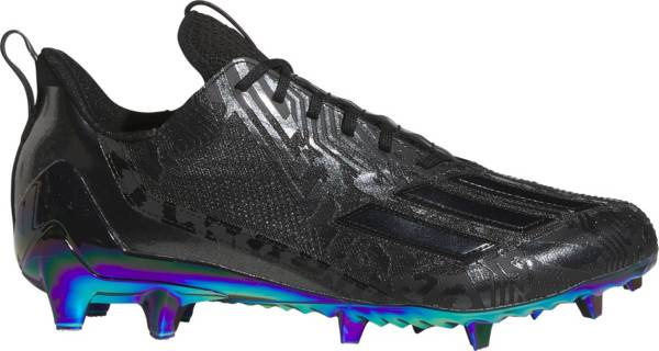 adidas Adizero Men's Football Cleats in Black and White, Lightweight and  Quick for On-Field Performance