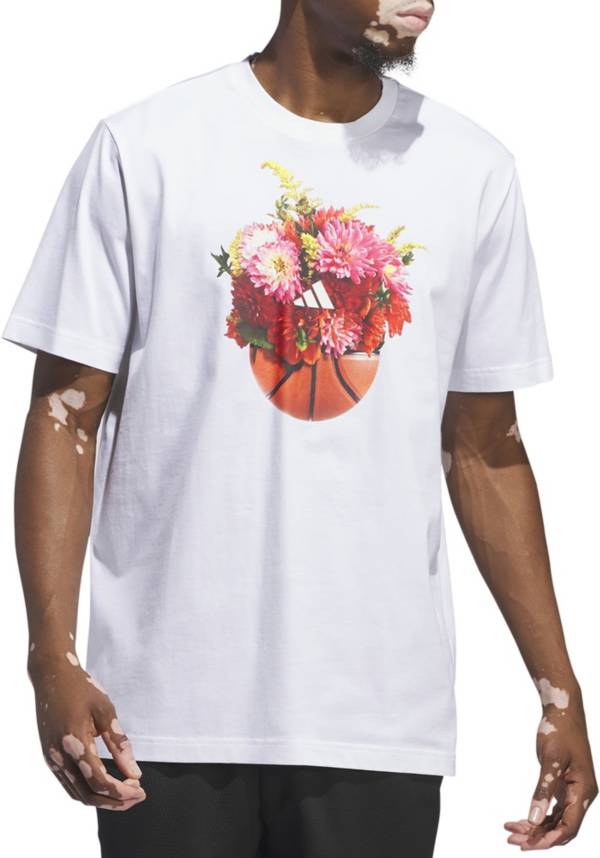 Adidas t hot sale shirt floral