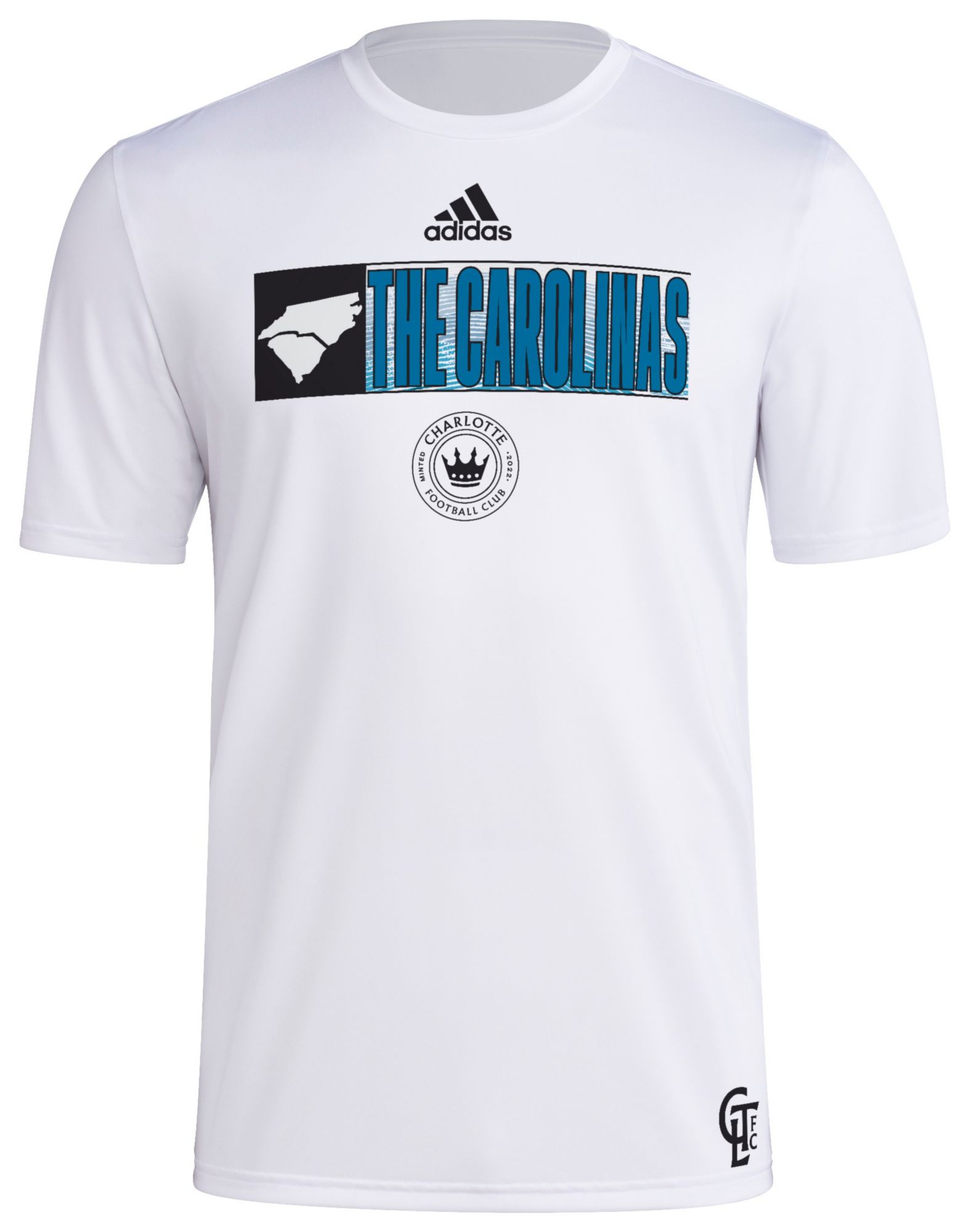 adidas Adult Charlotte FC 2024 Jersey Hook White T-Shirt product image