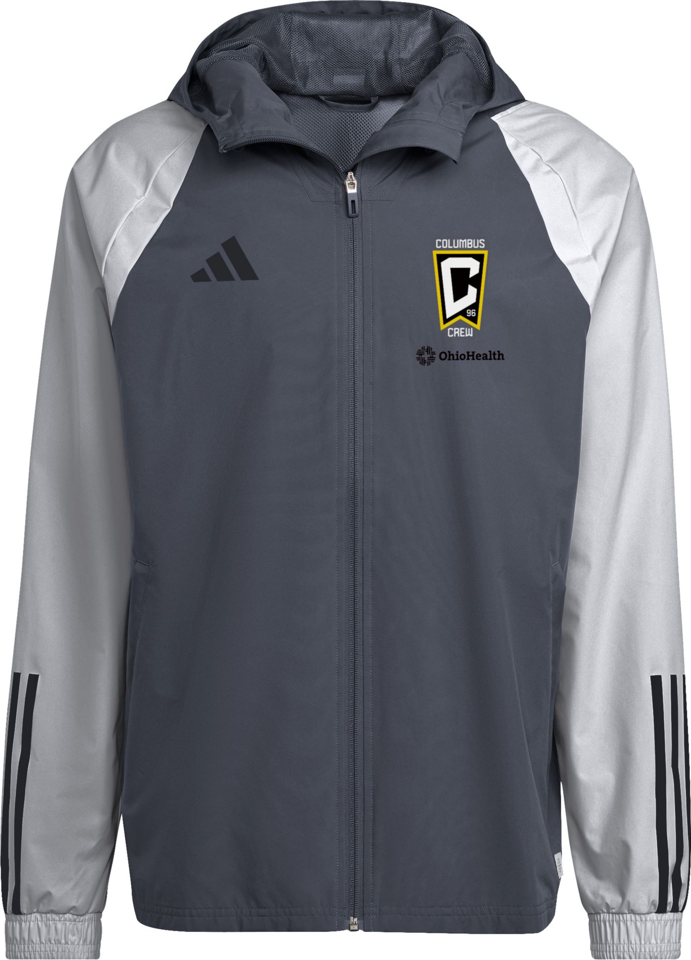 Adidas Columbus Crew Secondary Grey Jacket Men s Medium