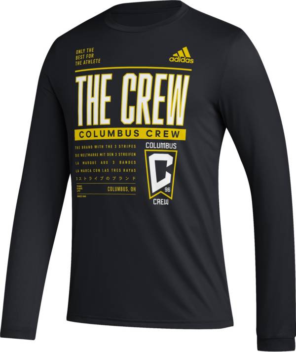 adidas Columbus Crew DNA Black Long Sleeve Shirt product image