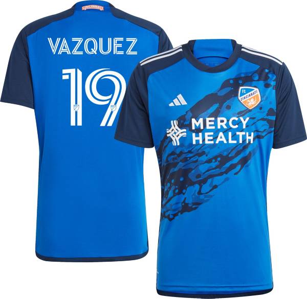 adidas FC Cincinnati 2023 Brandon Vazquez #19 Primary Replica Jersey product image