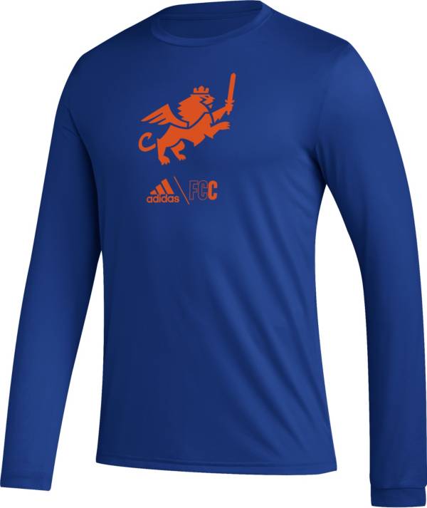 adidas FC Cincinnati Icon Royal Blue Long Sleeve Shirt product image