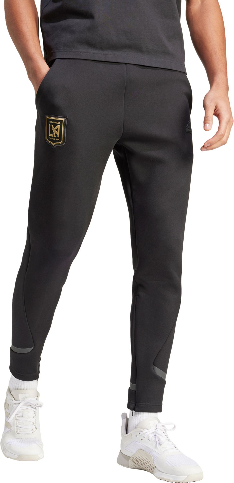 adidas Adult Los Angeles FC 2024 Travel Black Pants product image