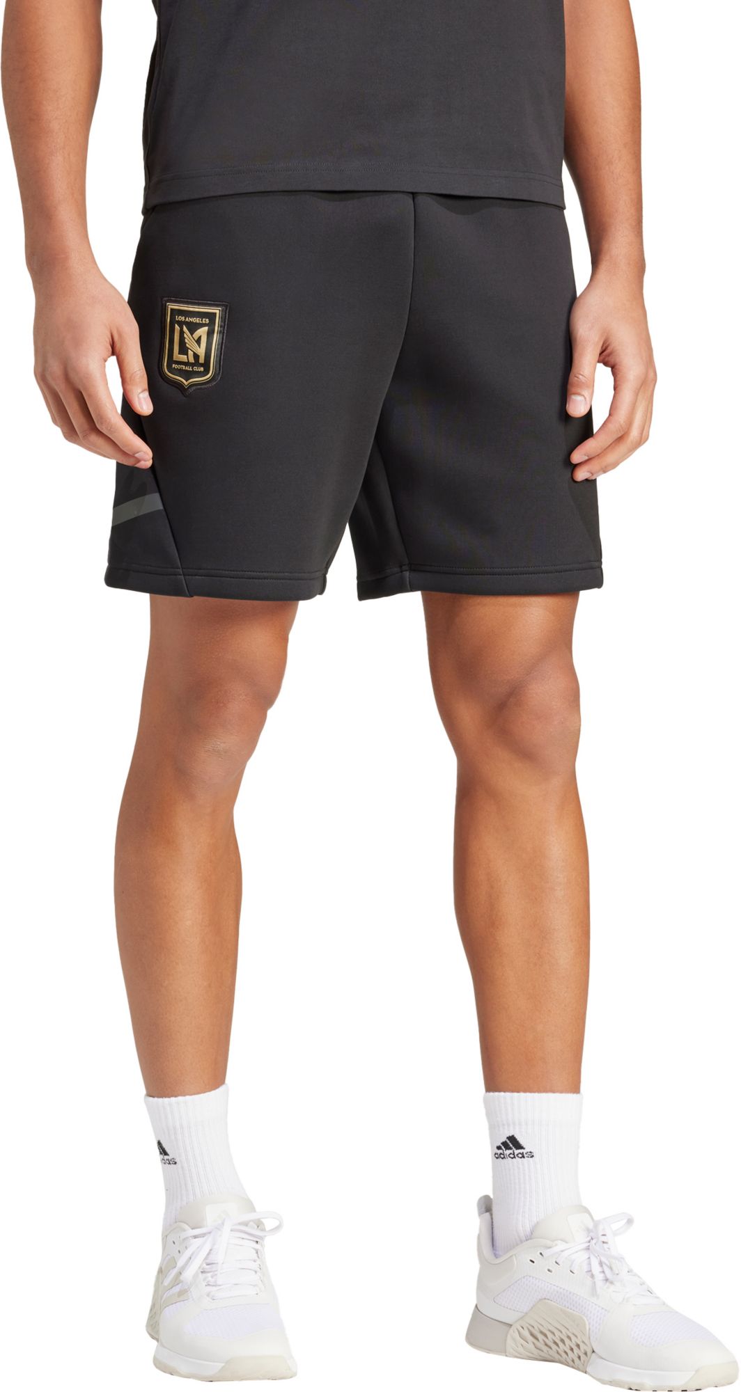 adidas Adult Los Angeles FC 2024 Travel Black Shorts