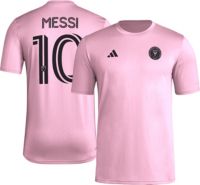 adidas Adult Inter Miami CF Lionel Messi #10 Pink T-Shirt | Dick's