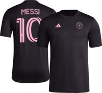 adidas Adult Inter Miami CF Lionel Messi #10 Black T-Shirt | Dick's ...