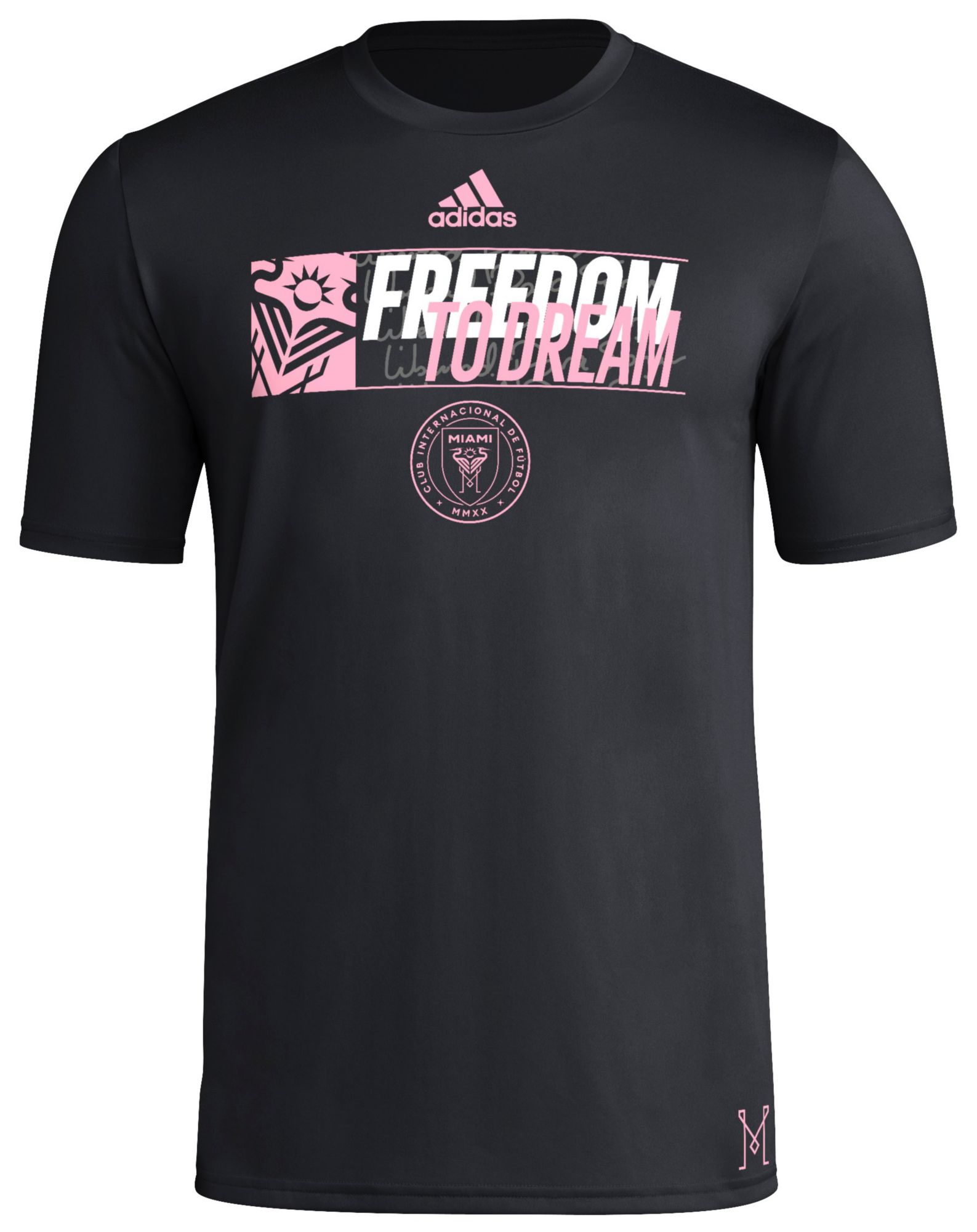 adidas Adult Inter Miami CF 2024 Jersey Hook Black T-Shirt product image