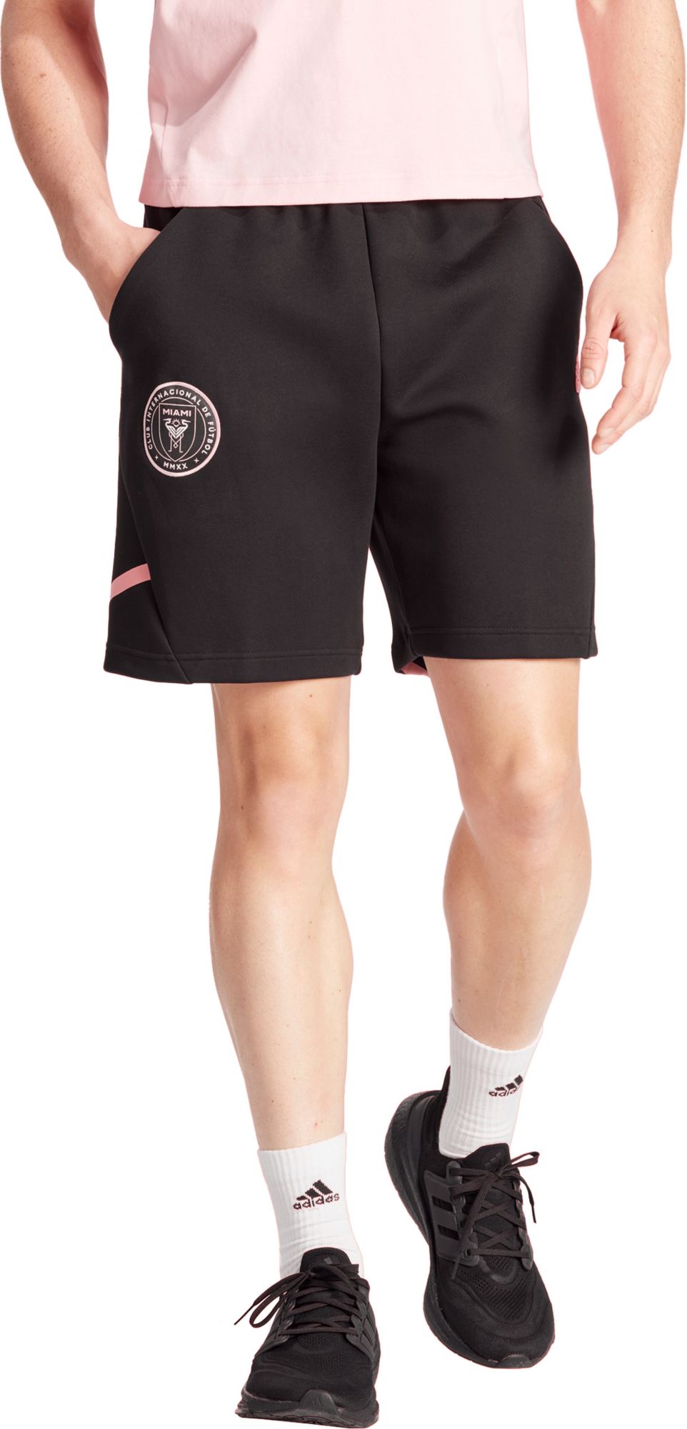 adidas Adult Inter Miami CF 2024 Travel Black Shorts product image