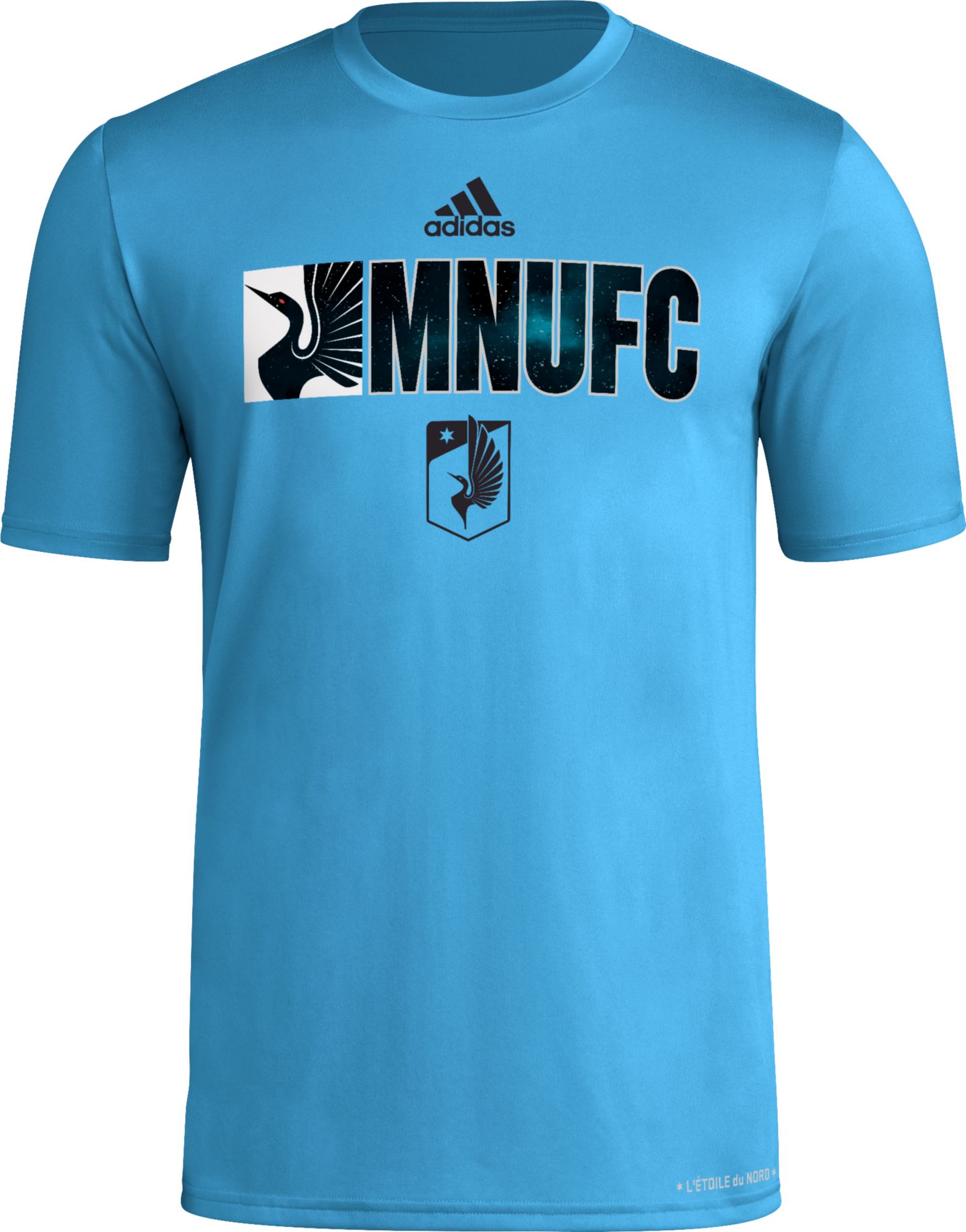 adidas Adult Minnesota United FC 2024 Jersey Hook Light Blue T-Shirt product image