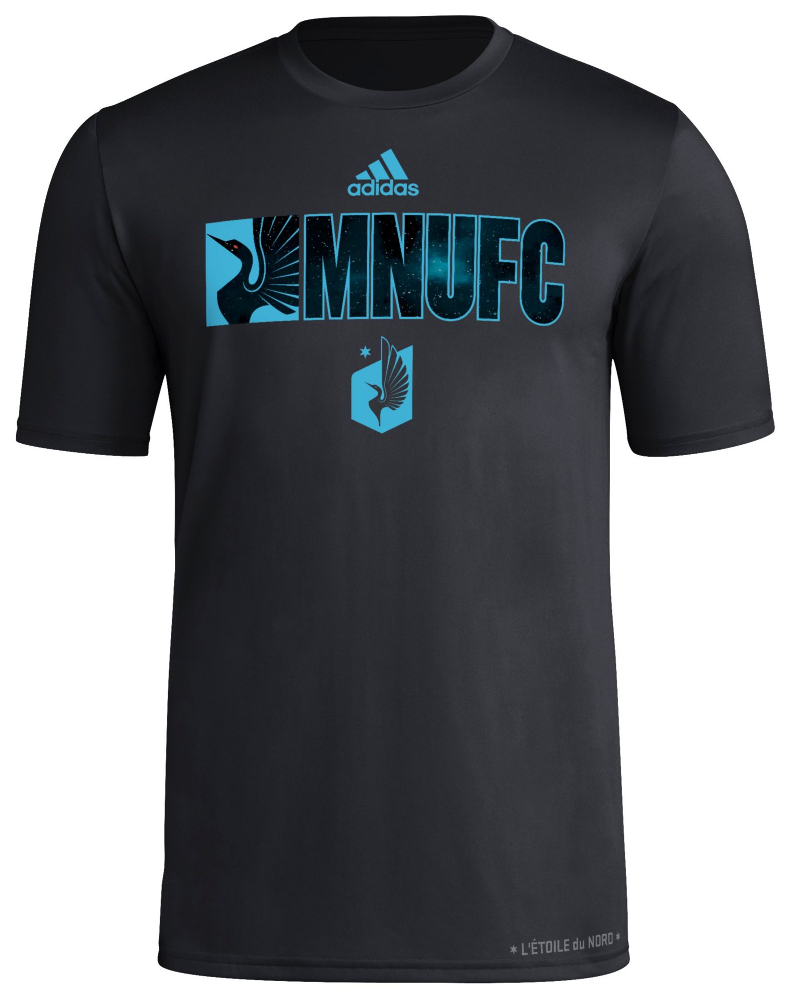 adidas Adult Minnesota United FC 2024 Jersey Hook Black T-Shirt product image