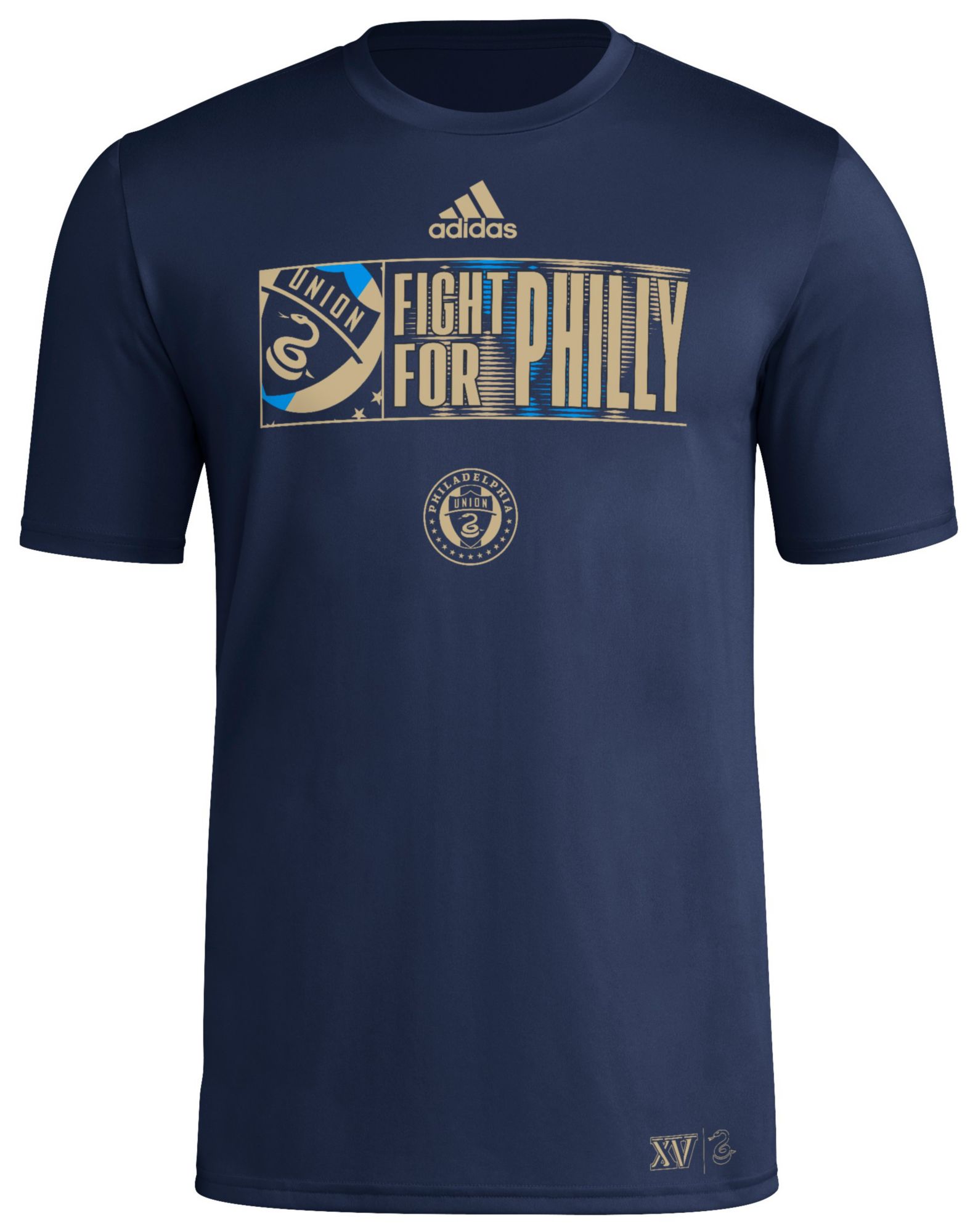 adidas Adult Philadelphia Union 2024 Jersey Hook Navy T-Shirt product image