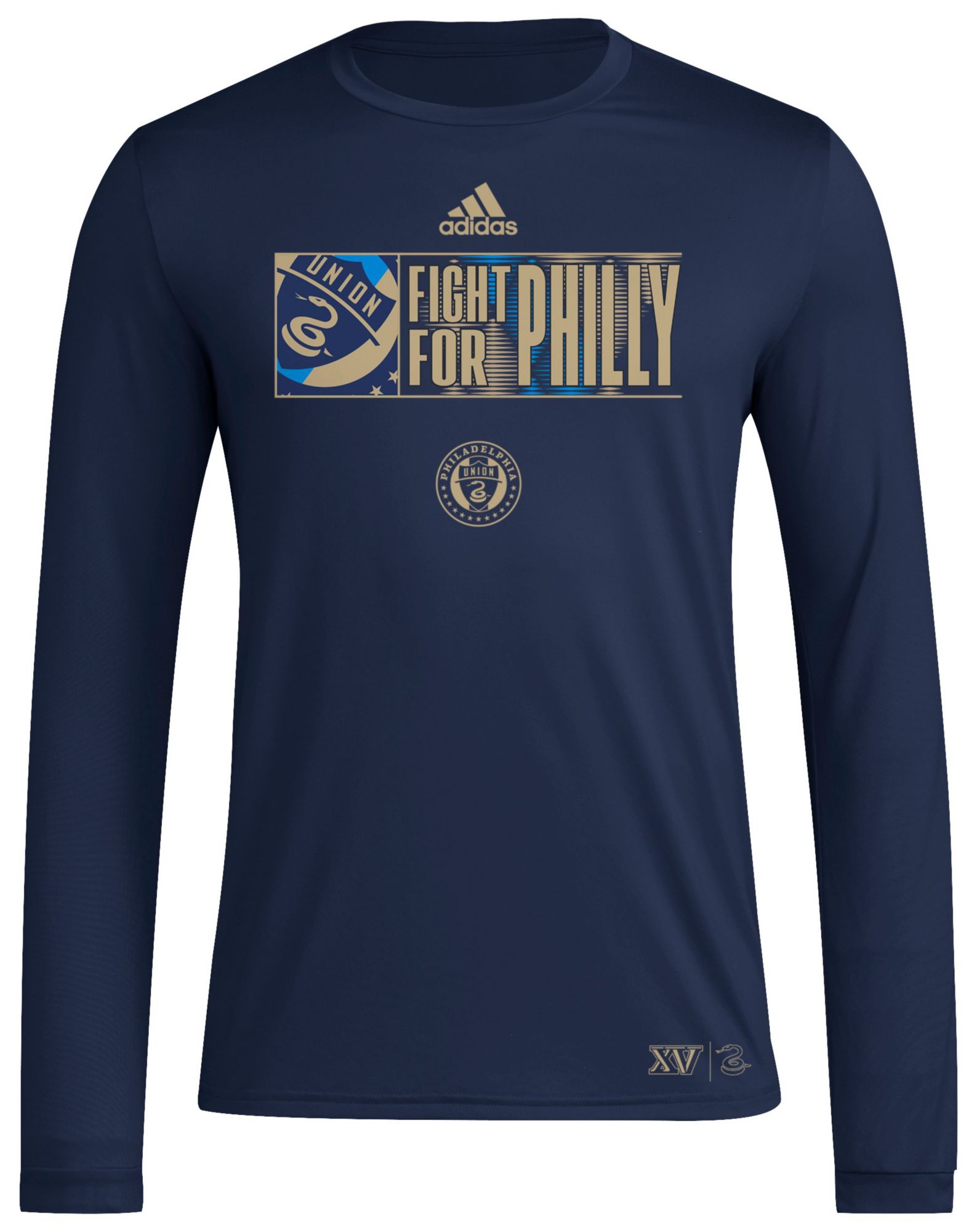 adidas Adult Philadelphia Union 2024 Jersey Hook Navy Long Sleeve Shirt product image