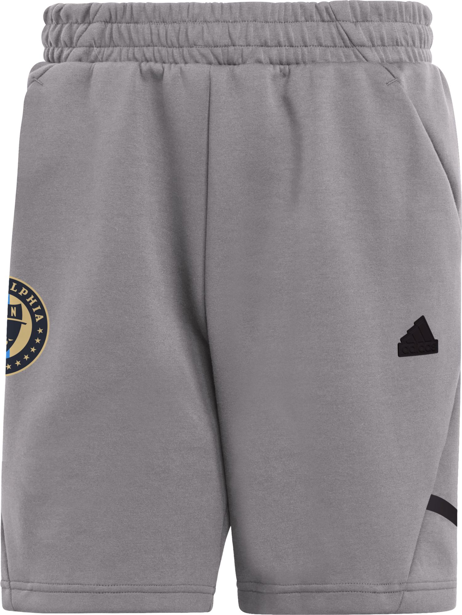 adidas Adult Philadelphia Union 2024 Travel Dark Grey Shorts