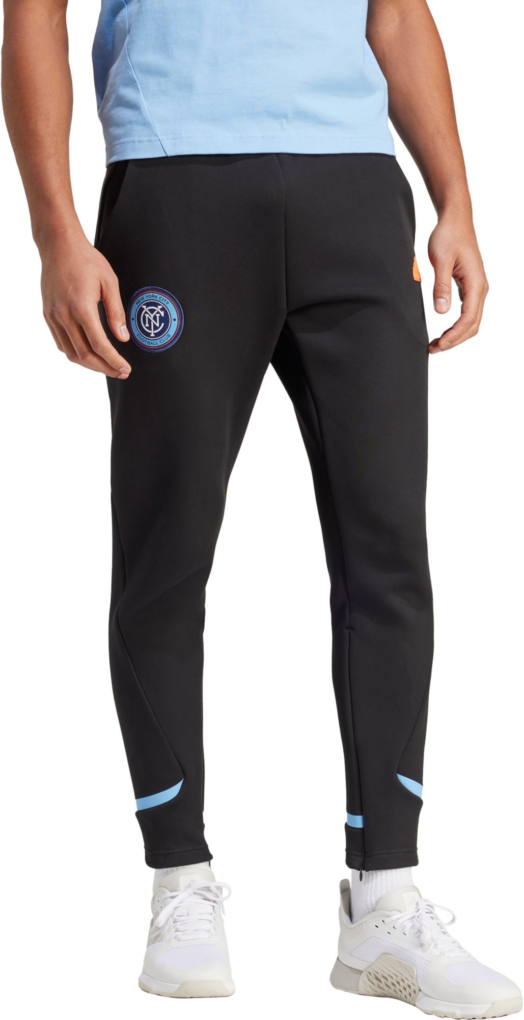 adidas Adult New York City FC 2024 Travel Black Pants