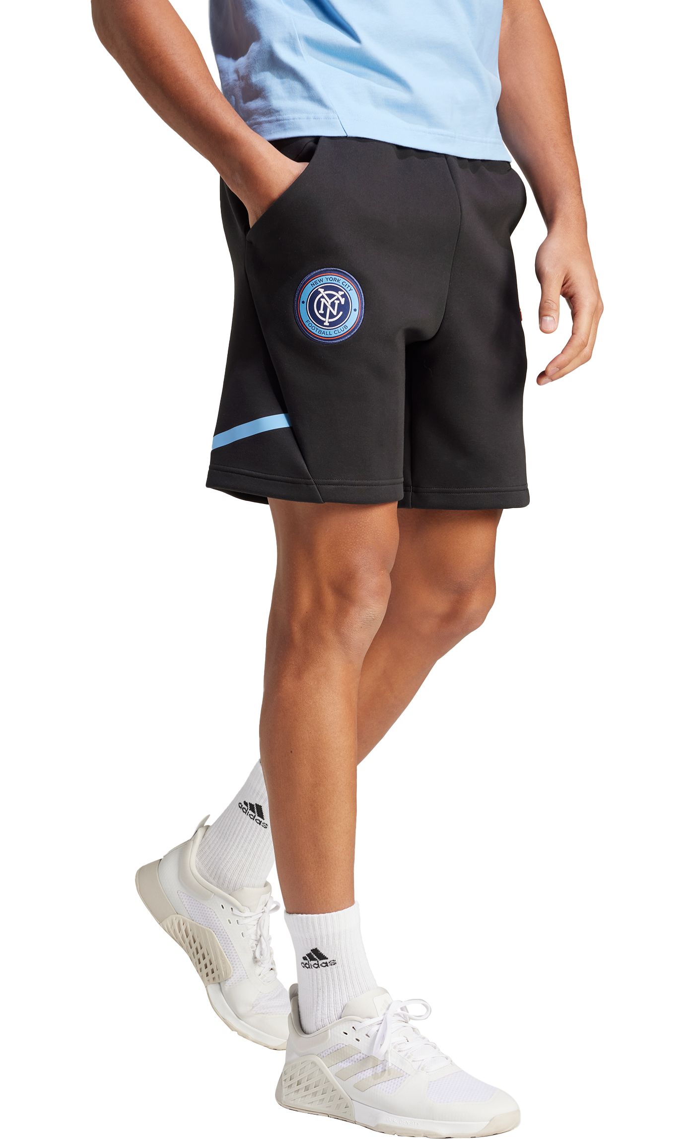 adidas Adult New York City FC 2024 Travel Black Shorts Dick s Sporting Goods