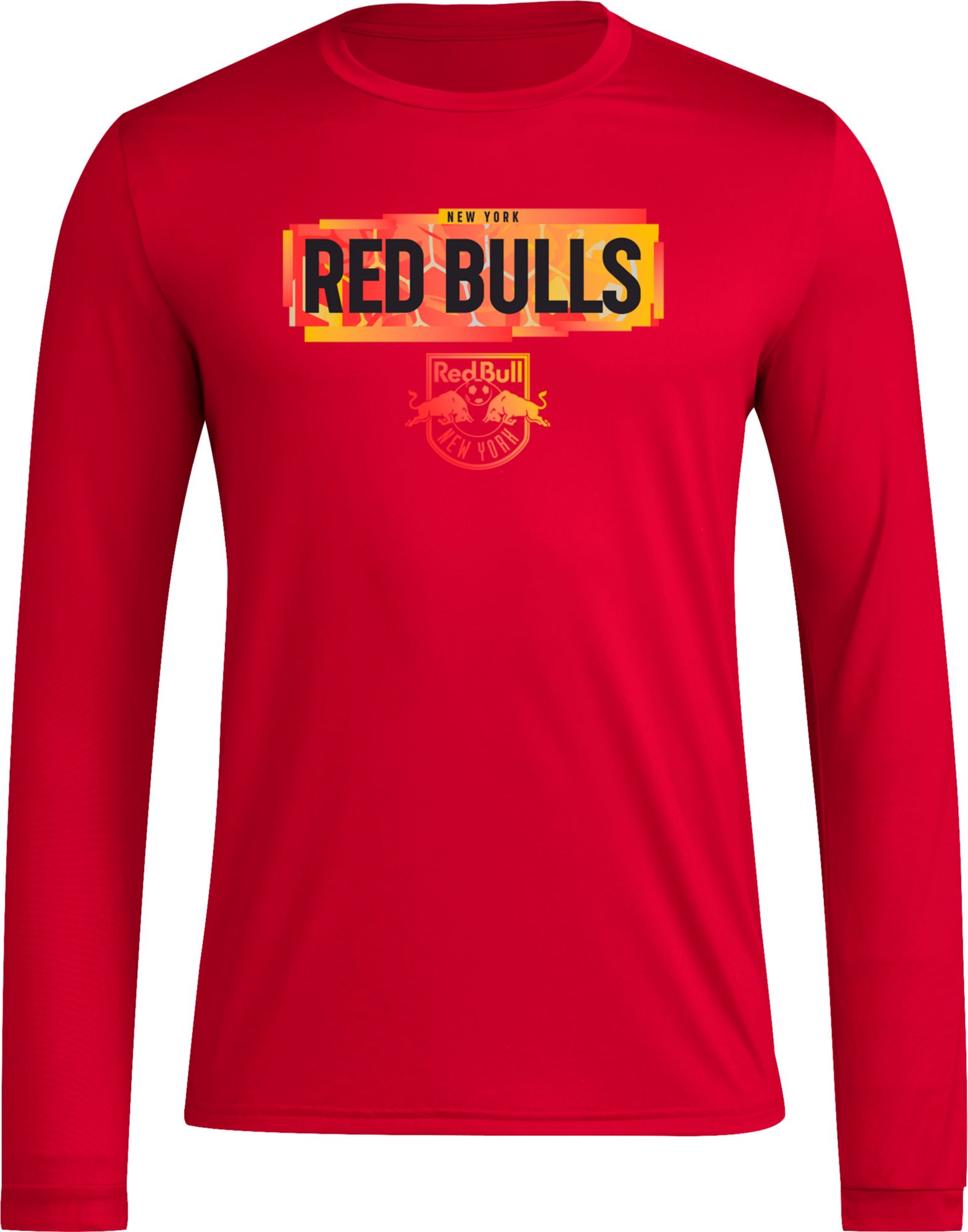 adidas Adult New York Red Bulls 2024 Local Pop Red Long Sleeve Shirt product image