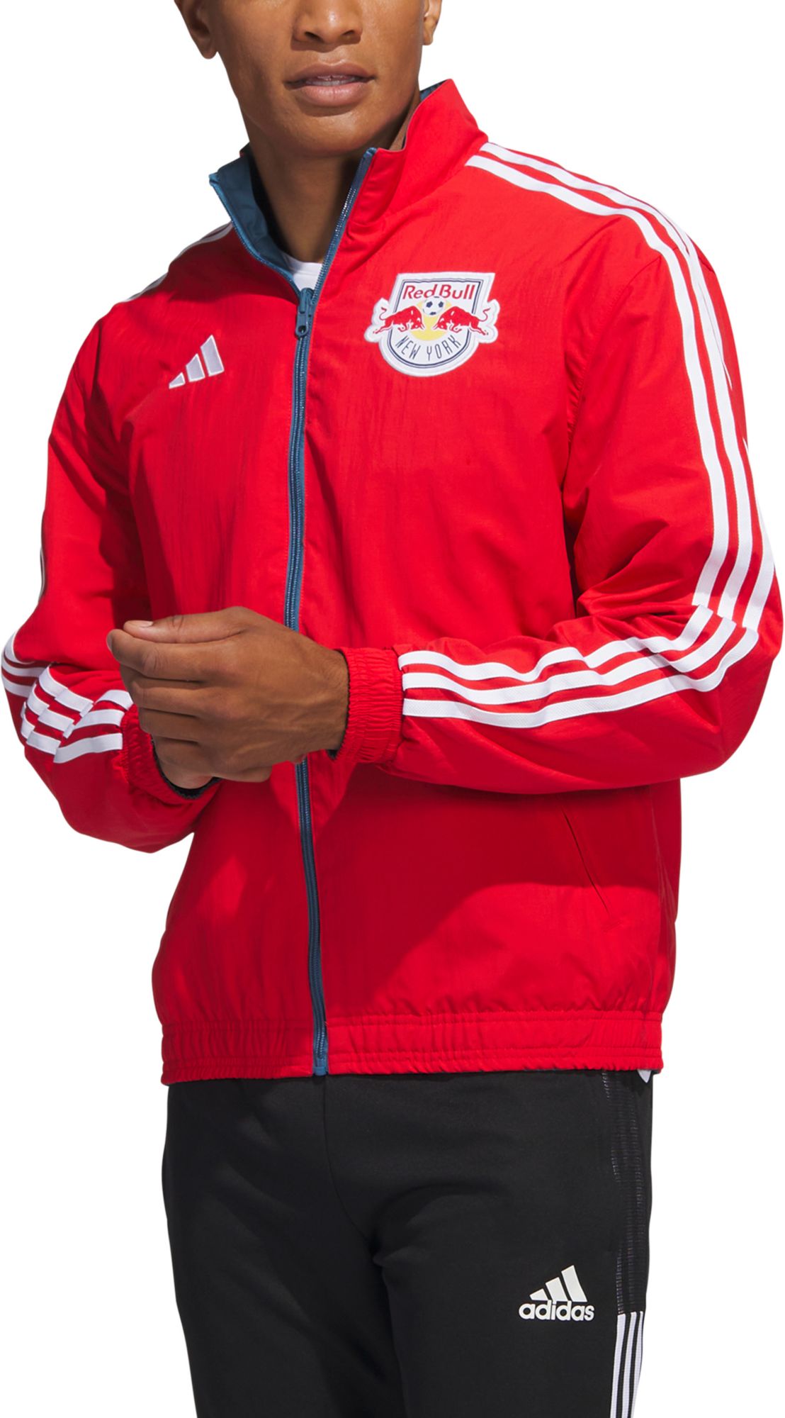 Adidas reversible cheap jacket red