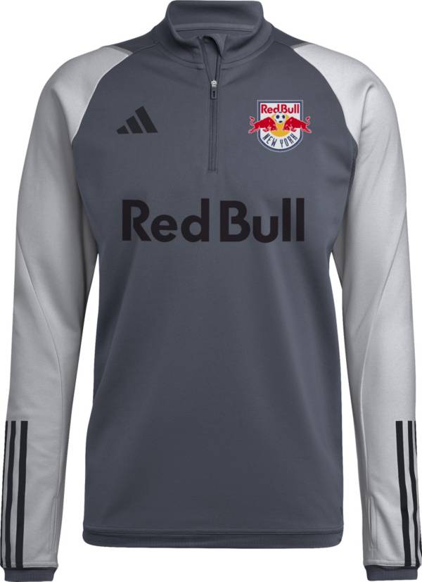 adidas New York Red Bulls 2023 Grey Training Quarter-Zip Pullover Shirt