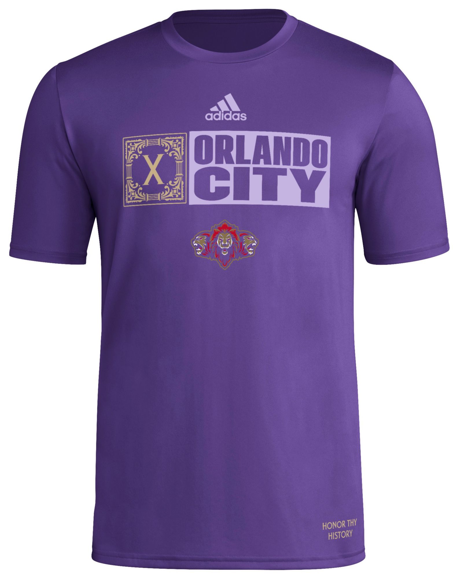 adidas Adult Orlando City 2024 Jersey Hook Purple T-Shirt product image