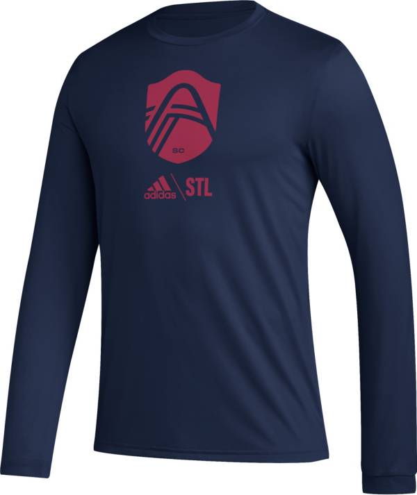 adidas St. Louis City SC Icon Navy Long Sleeve Shirt product image