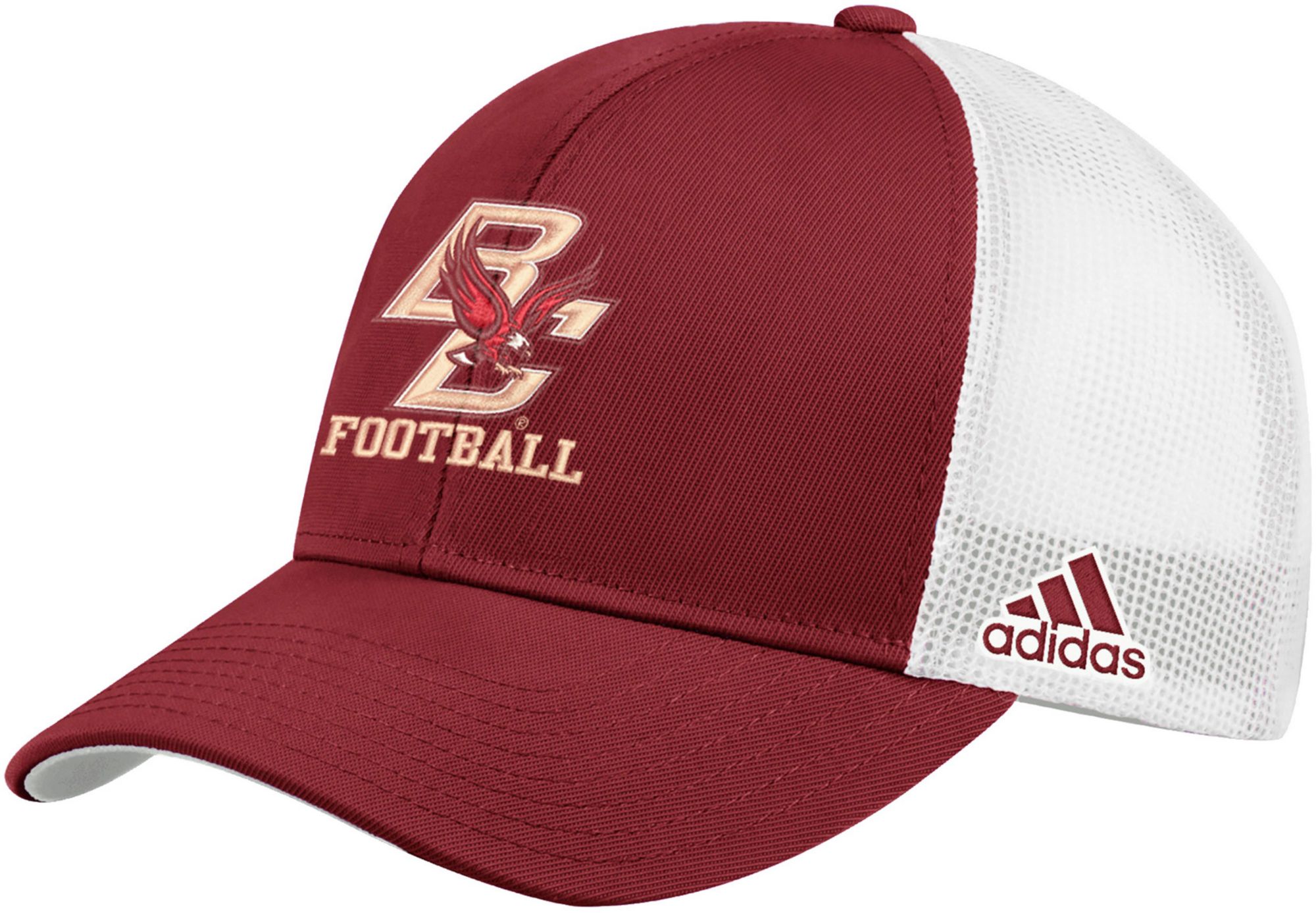 adidas Men's Boston College Eagles Maroon Structured Adjustable Trucker Hat product image