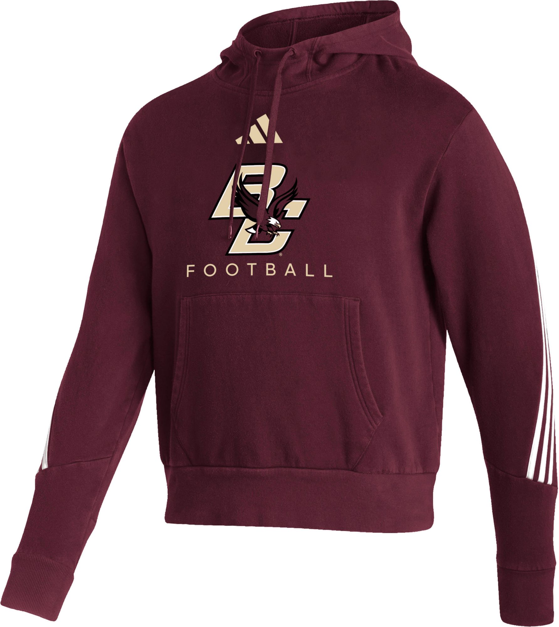 adidas Men's Boston College Eagles Maroon Fashion Pullover Hoodie product image