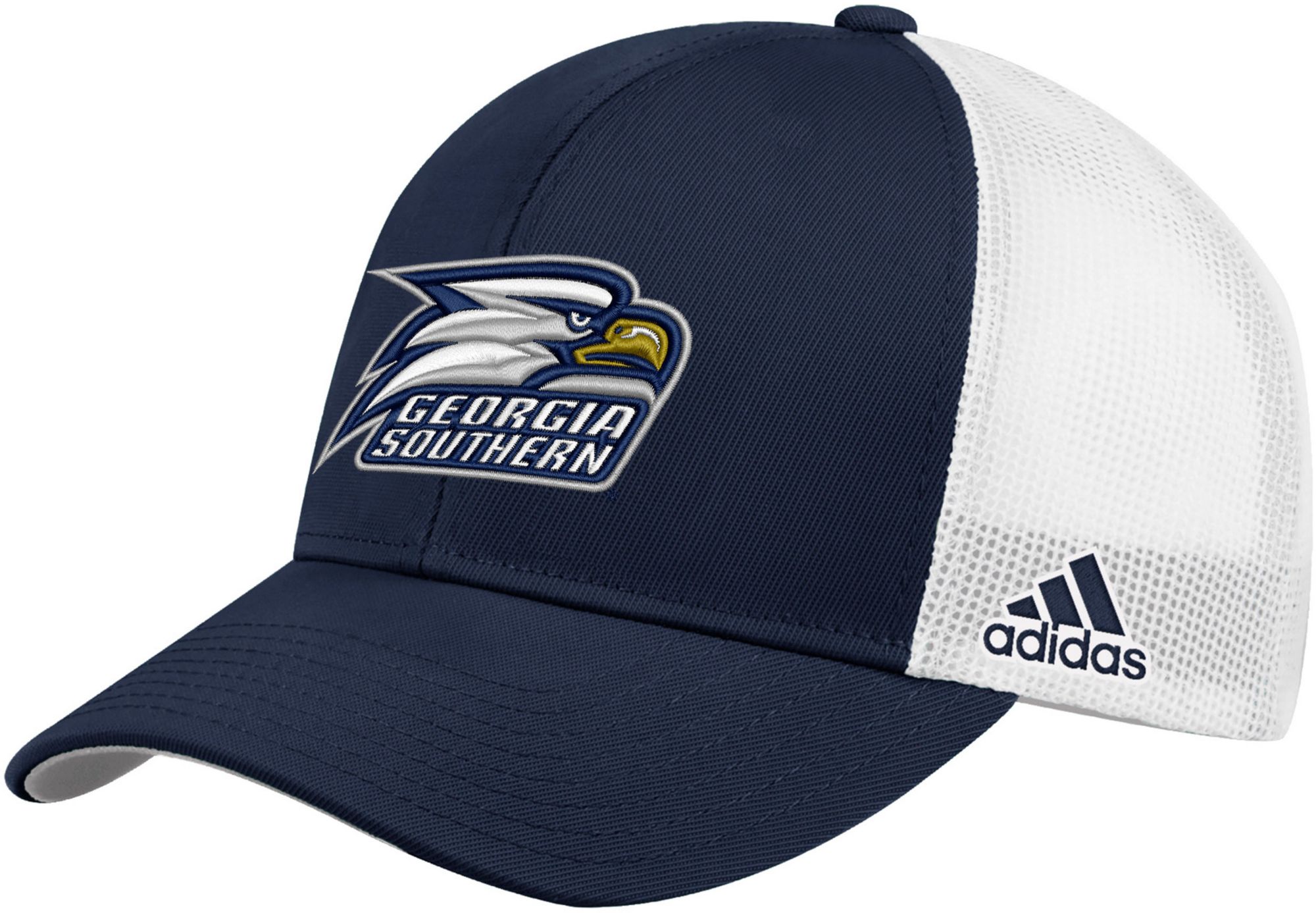 adidas Men's Georgia Southern Eagles Navy Structured Adjustable Trucker Hat product image