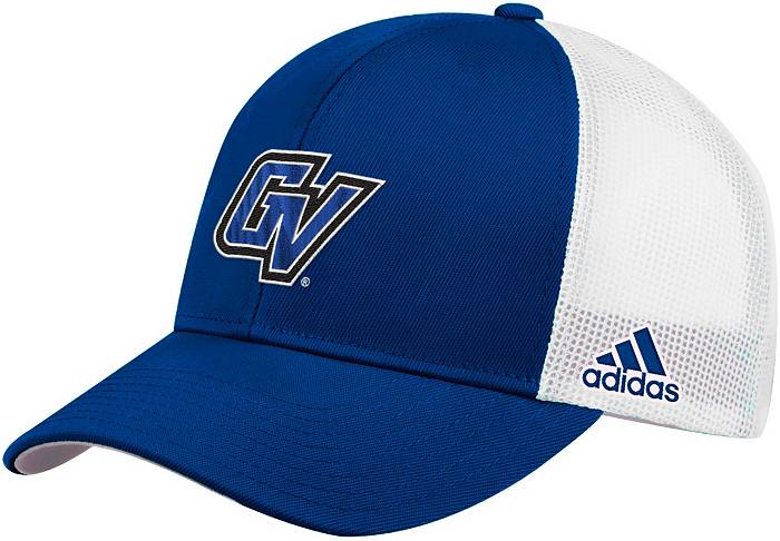 adidas Men's Grand Valley State Lakers Laker Blue Structured Adjustable  Trucker Hat