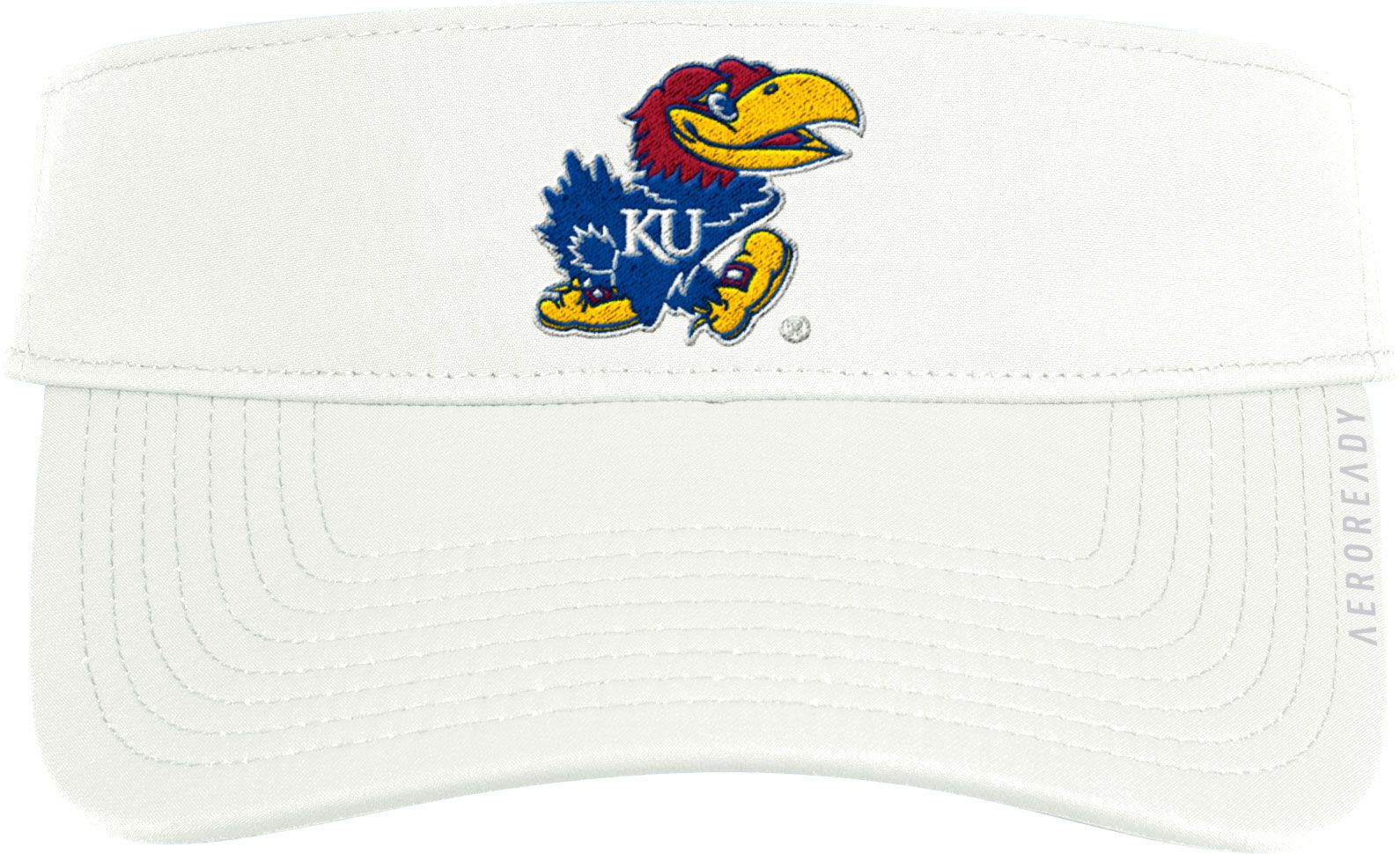 adidas Men's Kansas Jayhawks Blue Adjustable Coach Sideline Visor