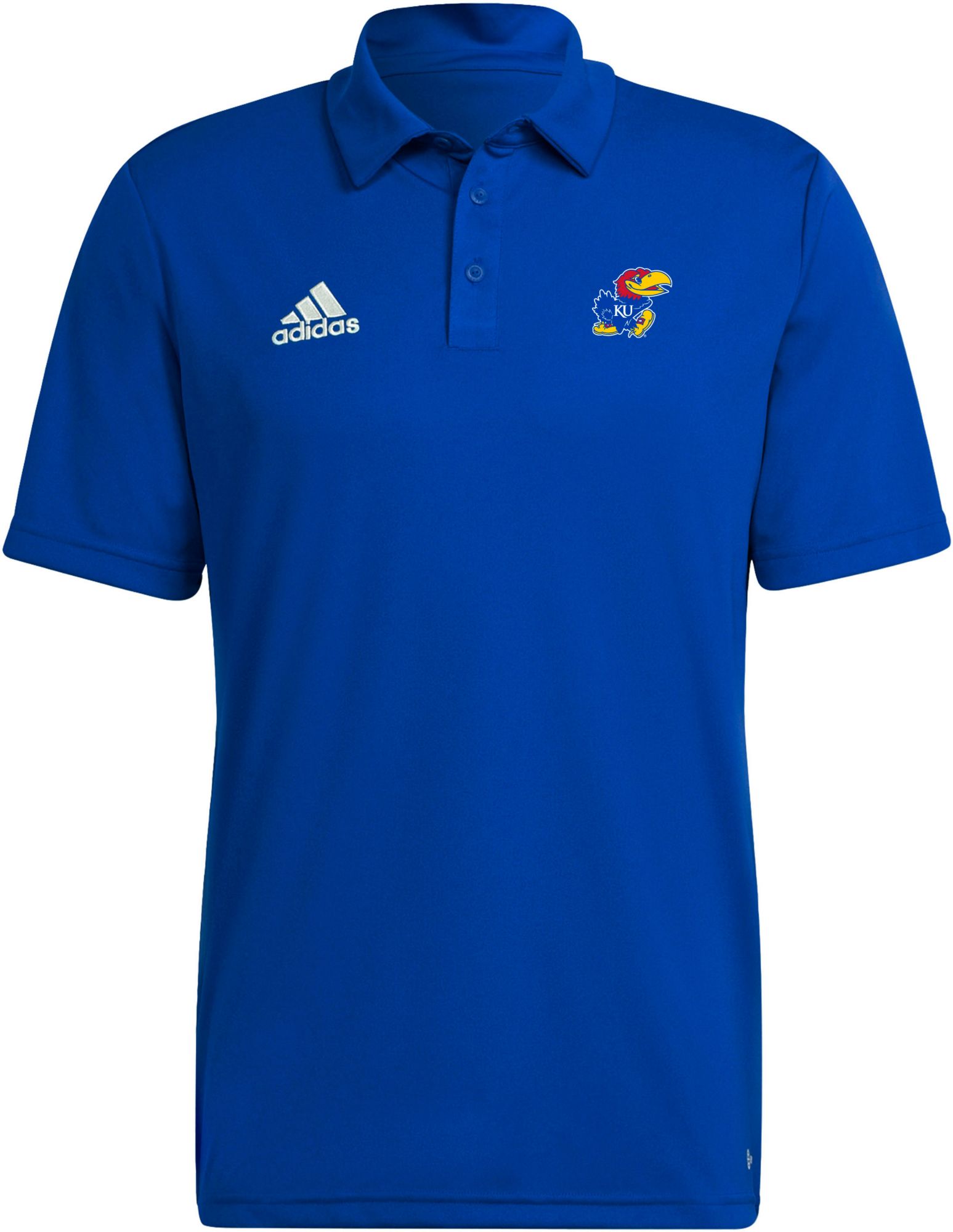 adidas Men's Kansas Jayhawks Blue Entrada Polo product image