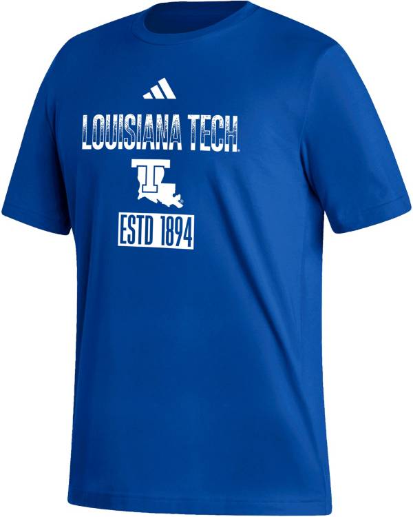 adidas Men's Louisiana Tech Bulldogs Blue Amplifier TShirt Dick's Sporting Goods