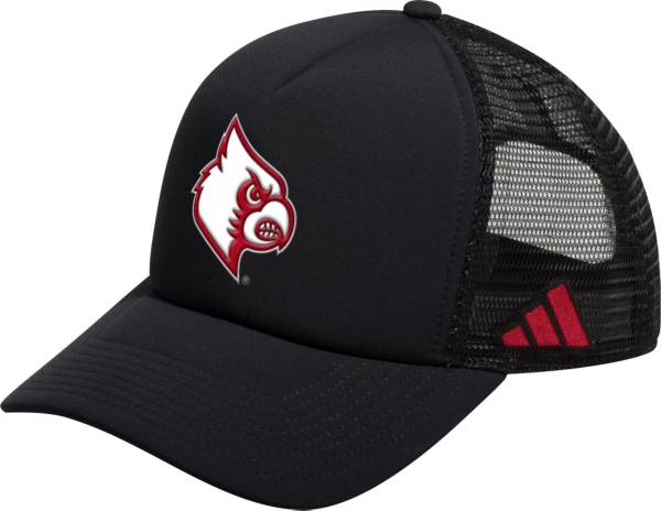 Adidas Men's Gray and Black Louisville Cardinals On-Field Baseball Fitted  Hat
