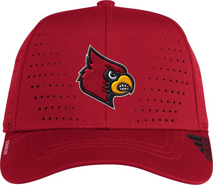 Adidas / Men's Louisville Cardinals Cardinal Red Retro Reverse Basketball  Shorts