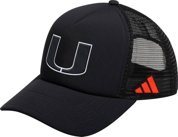 Men's Mitchell & Ness Green/White Miami Hurricanes Paintbrush Snapback Hat