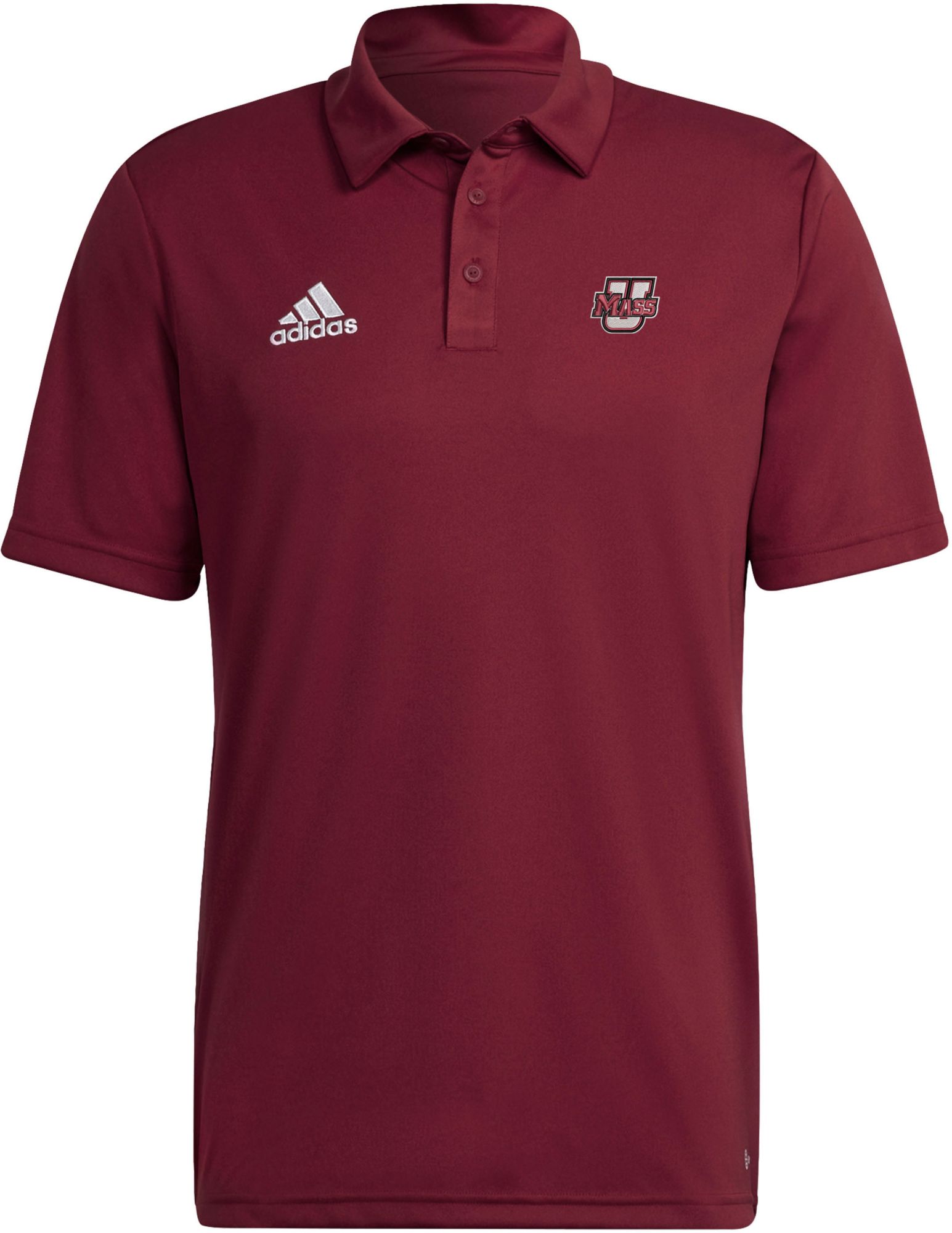 adidas Men's UMass Minutemen Maroon Entrada Polo product image