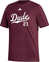 Dak Prescott Legends Mississippi State Adidas Maroon T Shirt Men's  Small