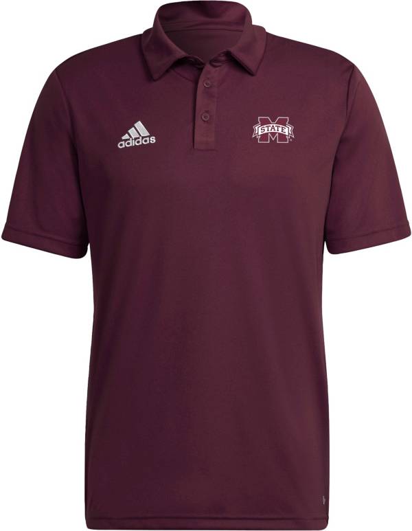 maroon adidas polo