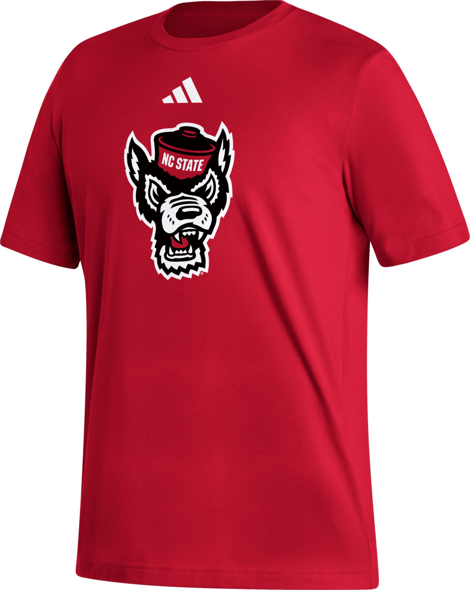 adidas Men's NC State Wolfpack Red Logo T-Shirt product image