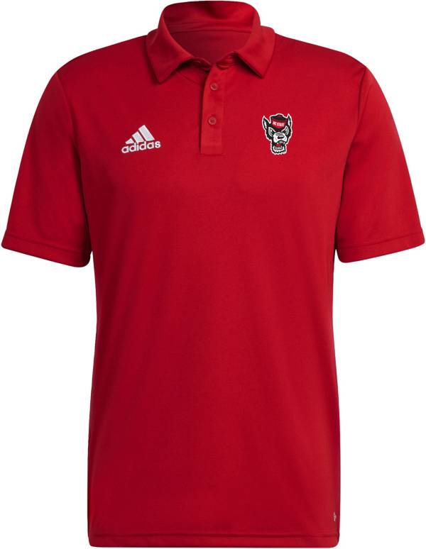 adidas Men's NC State Wolfpack Red Entrada Polo product image