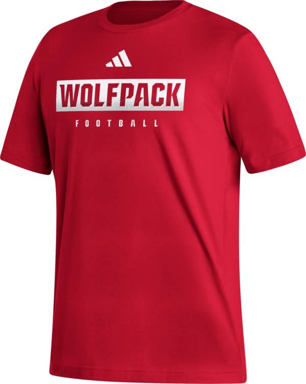 20 NC State Wolfpack adidas Premier Strategy Football Jersey - Red